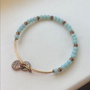 Alex & Ani Elegant Beaded Bracelet with Gold Accents